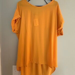 Pleione Vibrant Orange Top